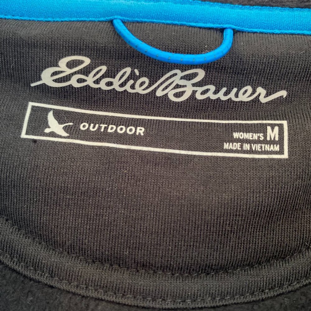 SOLD Eddie Bauer Outdoor Black Hoodie Jacket NWOT Women's Size Medium - Picture 4 of 13